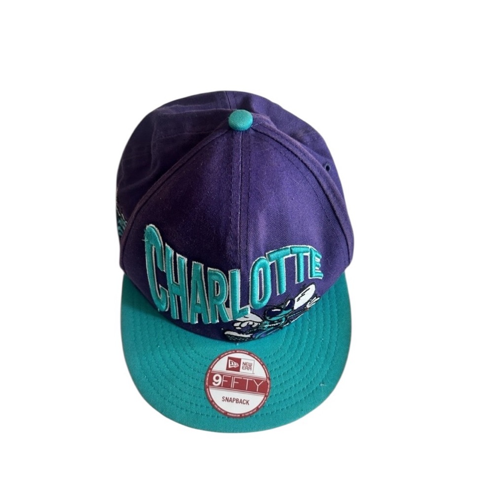 Charlotte‎ Hornets New Era Snapback NBA Hardwood Classics Wave Spellout Design